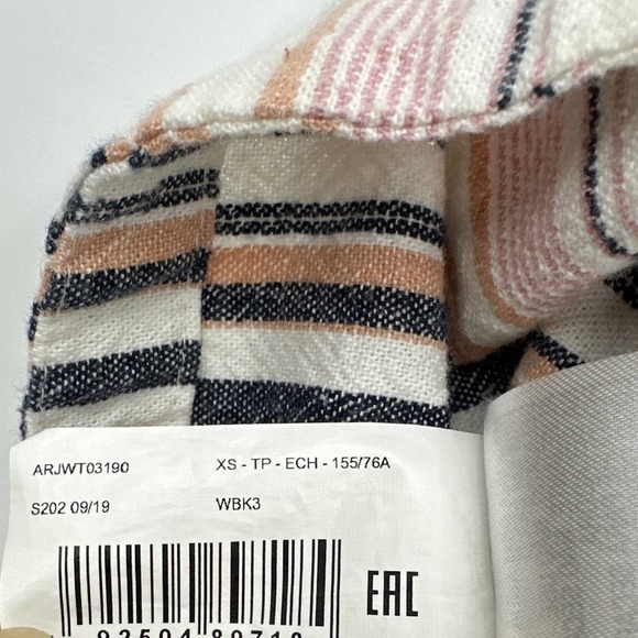 Roxy Live Lovely Button Front Linen Tank Top Size XS - Picture 9 of 14